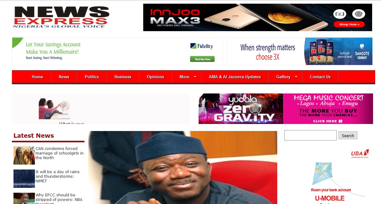 News website project for News Express